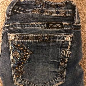 Miss me embellished jeans size 25